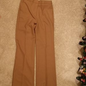 Ann Taylor mocha brown wide leg pants 4